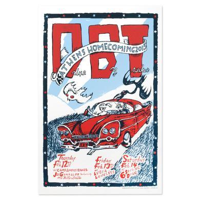 Drive-By Truckers February 2015 Athens Silkscreen Poster