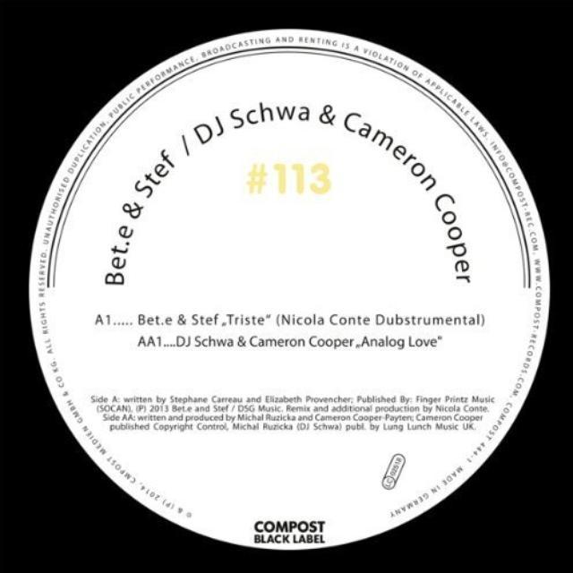Bet E & Stef / Dj Schwa & Cameron Cooper