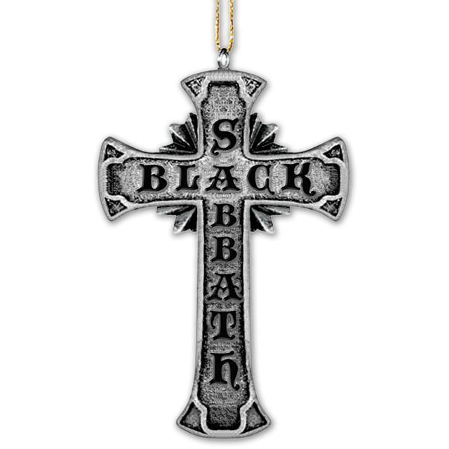 Black Sabbath Cross Ornament