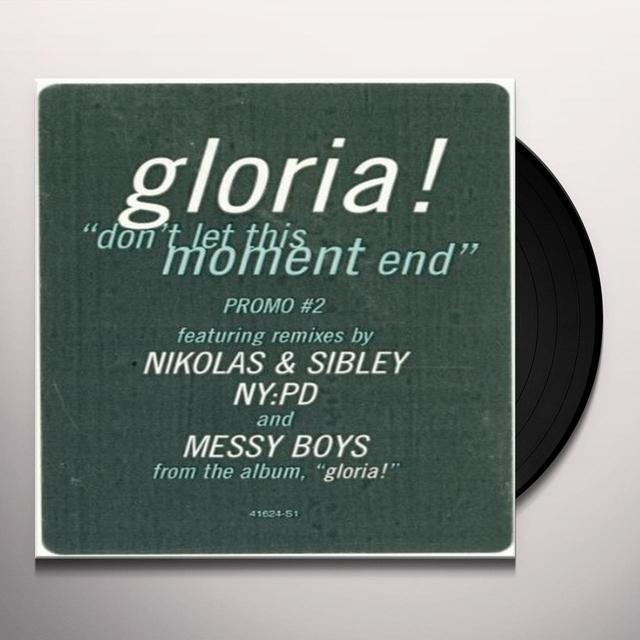 Gloria Estefan DON'T LET THIS MOMENT END (X2) / DISCO MEDLEY (Vinyl)