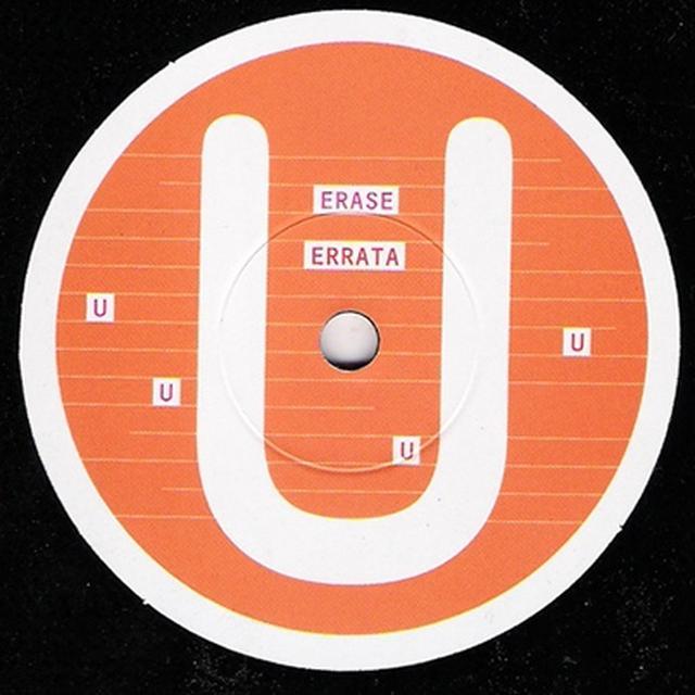 Erase Errata ALPHABET SERIES-U- Vinyl Record