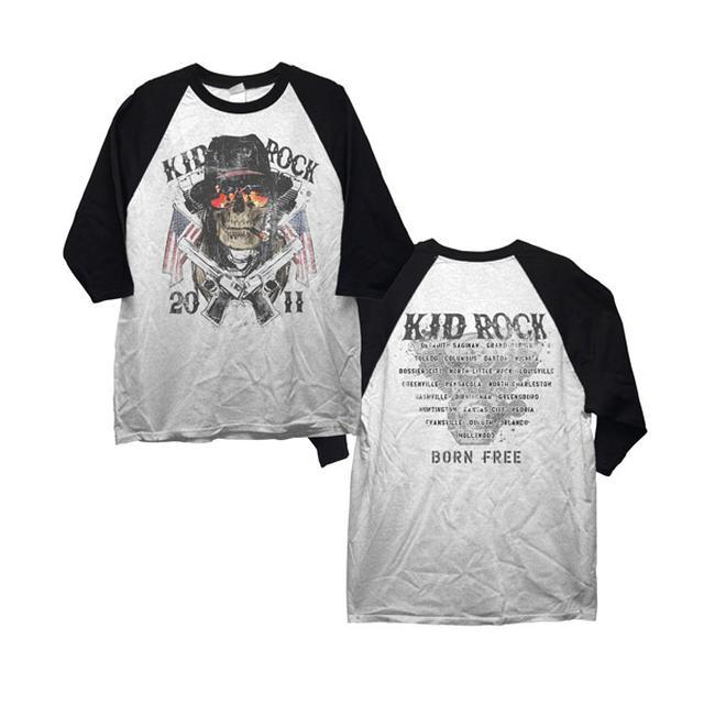Kid Rock Skull Raglan