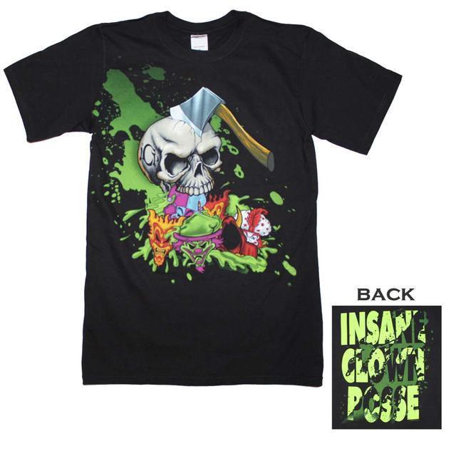 Insane Clown Posse T Shirt | Insane Clown Posse Hatchet Skull T-Shirt